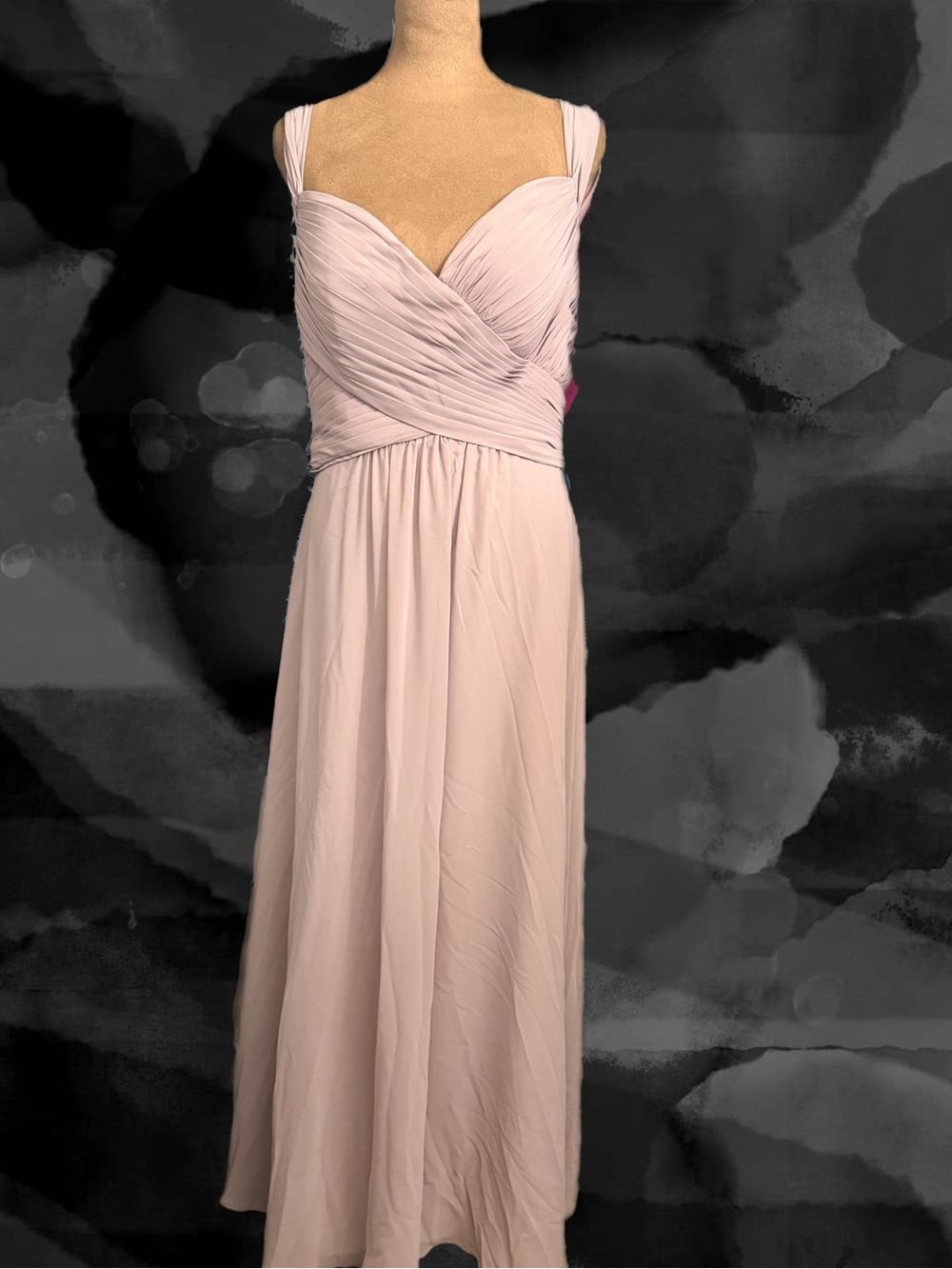 Birdy Grey Mauve  Chiffon Maxi Dress